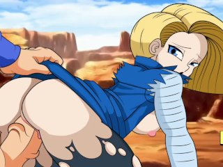 ANDROID_18 SURPRISED_WITH A COCK (DRAGON_BALL HENTAI)