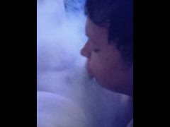 Blowing cloudy on my ex's dick