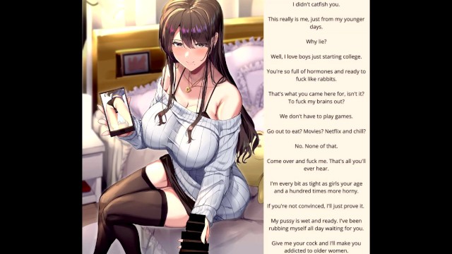 Hentai Girl Porn Captions - you got Catfished by a Hot Milf\