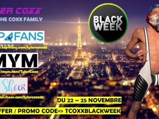 Tyler Coxx - Black Week / Black Friday Offer On MYM / SHEER / TOP4FANS - Bareback, Creampie, DP Anal