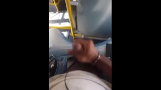 Str8 THIS HAPPENS WHEN A STRAIGHT BLACK MAN IS CATCHED JACKING OFF ON THE BUS