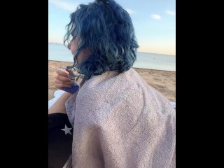 Sex on a Public Beach After Kebabs - Сreampie for 18 Year OldCute Girl - Darcy_Dark