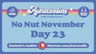 No Nut November Challenge - Day 23 [Femdom JOI] [Ass Fingering] [Facesitting] [Edging]