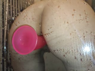 Filmed How The Shoved A Rubber Dick Into Her Anal