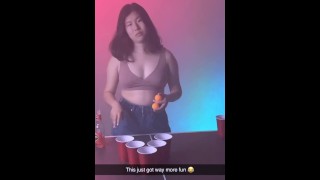 Strip In Strip Beer Pong Your Girlfriend Is Defeated By A Frat Bro