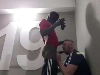 Extreme Sex In The Stairwell With A Black Male With Big Thick Dick