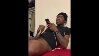 Glasses Cums And Dirty Talk From A Horny Black Guy