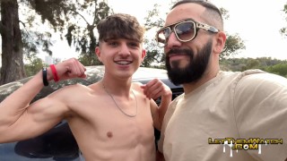 Twink Raw Public Suck & Fuck Juven Almost Caught