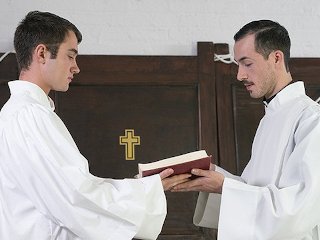 Perv Priest Drills And Breeds Inexperienced Altar Boy Mason Anderson During Holy Ritual - Yesfather