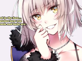 Fate Gauntlet Part3 - JOI - Jeanne Alter Busts YourBalls... Literally! (Femdom, CBT, Feet)