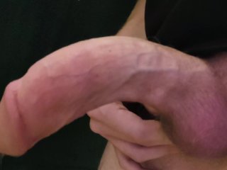 WOW, Come Look at This THICK WHITE COCK. Watch as I MassageIt for a_CREAMY Finish!