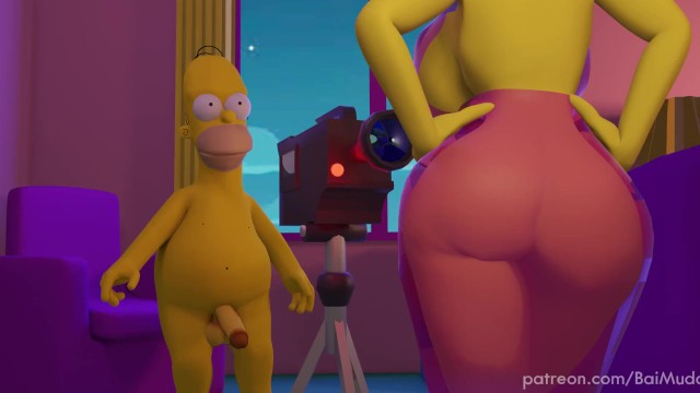 640px x 360px - THE SIMPSONS - Marge and Homer make a SEXTAPE - Porn Parody - Pornhub.com