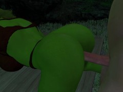 Big Goblin Booty Gets Pounded