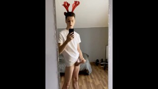 Masturbation Naughty Christmas Boy
