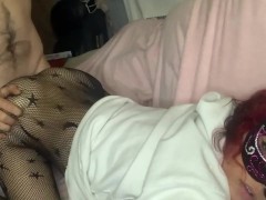 Petite milf gets fucked hard and deep from the back