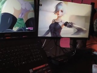 I Masturbate Watching Hentai On 2 Screens
