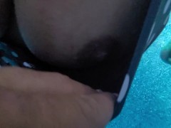 Dared my wife to Flash her Big Tits at the pool in Cancun...