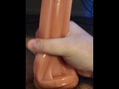 Chubby Guy Masturbates With His Toy After a Long Day of Work