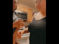 Taking shots with sexy wife🥵