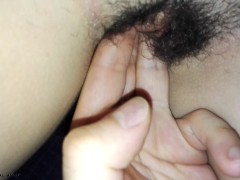 I Play with Her Hot and Little Pussy on the car seat and she has an Orgasm - Feal Anet