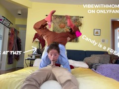 Parody Porn Candy and Alan Cheat on Spouses in Crazy Flexible Positions Ends In Cum Filled Regret