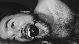 Gagging Tied Up And Milked By A Toy