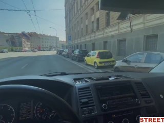 StreetFuck - Risky Public Fucking and Sucking inCar with Blonde_Babe