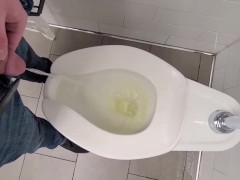 Pee over Public Toilet its so Good