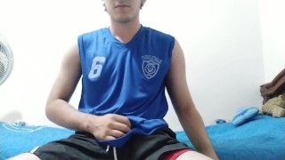 Guy Masturbating MASTURBATION OF A YOUNG COLOMBIAN UNTIL HE CUM PRT 1