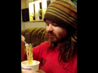 Eating Some Good Cup Ramen