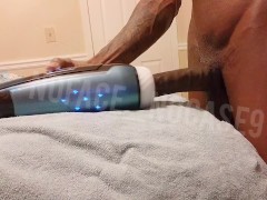 2 cumshots Testing out my new sex toy