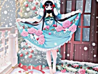 Hot Solo Performer Crossdresser Sissy Model Cosplayer Shemale Short Dress Homemade Kitty