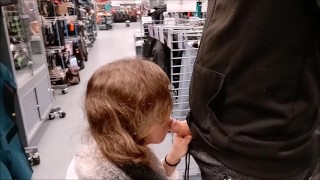 Oral Sex In A Shopping Center An Exciting Blowjob