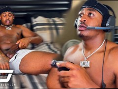OfficiallyJaylon Releases Some Stress While Playing The Game * Loud Moans and Dirty Talking *