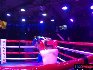 Midget Boxing in Thailand Lead toSex with the SexyAsian Ring Girl
