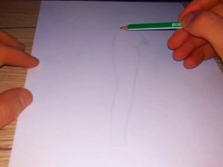 Cartoon Girl Bent Down And Shows Her Sweet Ass