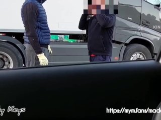 Francaise Propose Une Fellation Gratuite À Un Chauffeur Routier Si Il La Laisse Filmer La Scene