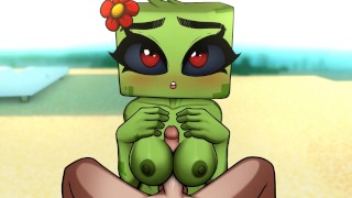 Minecraft Horny Craft - Part 20 - Creeper Sexy Swinsuit Boobs By LoveSkySanHentai
