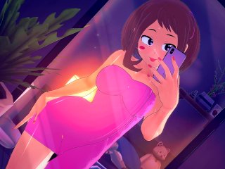 Ochako Uraraka Takes Deku's Virginity And Continues To Fuck - My Hero Academia Hentai 3D Compilation