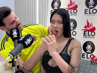 EloPodcast Showing Him Ass inA HornyInterview with Ambar Prada