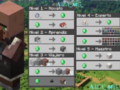 TODOS los TRADEOS del ALDEANO ALBAÑIL | Minecraft Tutorial | Alex_mg_