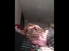 Oral Creampie Finish from Teen (19y old)