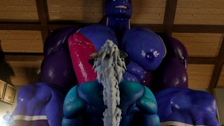 Big Cock Dragon Zoid Muscle Growth Animation Is A Growth Gift
