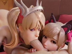 3D Compilation: Overwatch Dva Blowjob Missionary Widowmaker Ashe Anal Fuck Uncensored Hentai