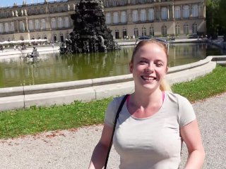 Public-Hure! Auf Schloss Herrenchiemsee Mit Spermafontäne Zur Königin Gekrönt!