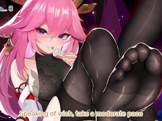 Yae Miko Edges You To Your Limit! (Hentai Joi, Genshin Impact, Feet, Worship, Edging, Relaxing Pov)