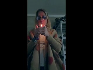 Sexy Suburban Milf Hiding In The Garage To Smoke