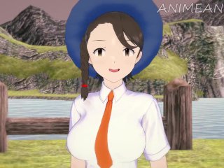 Fucking Female Protagonist Juliana From Pokemon Scarlet Violet Until Creampie - Anime Hentai 3D