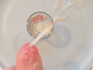 Talking While Masturbating, Measuring Cum Volume Experiment (Failed)