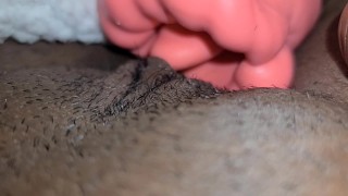 Hairy Pussy Licking Clit